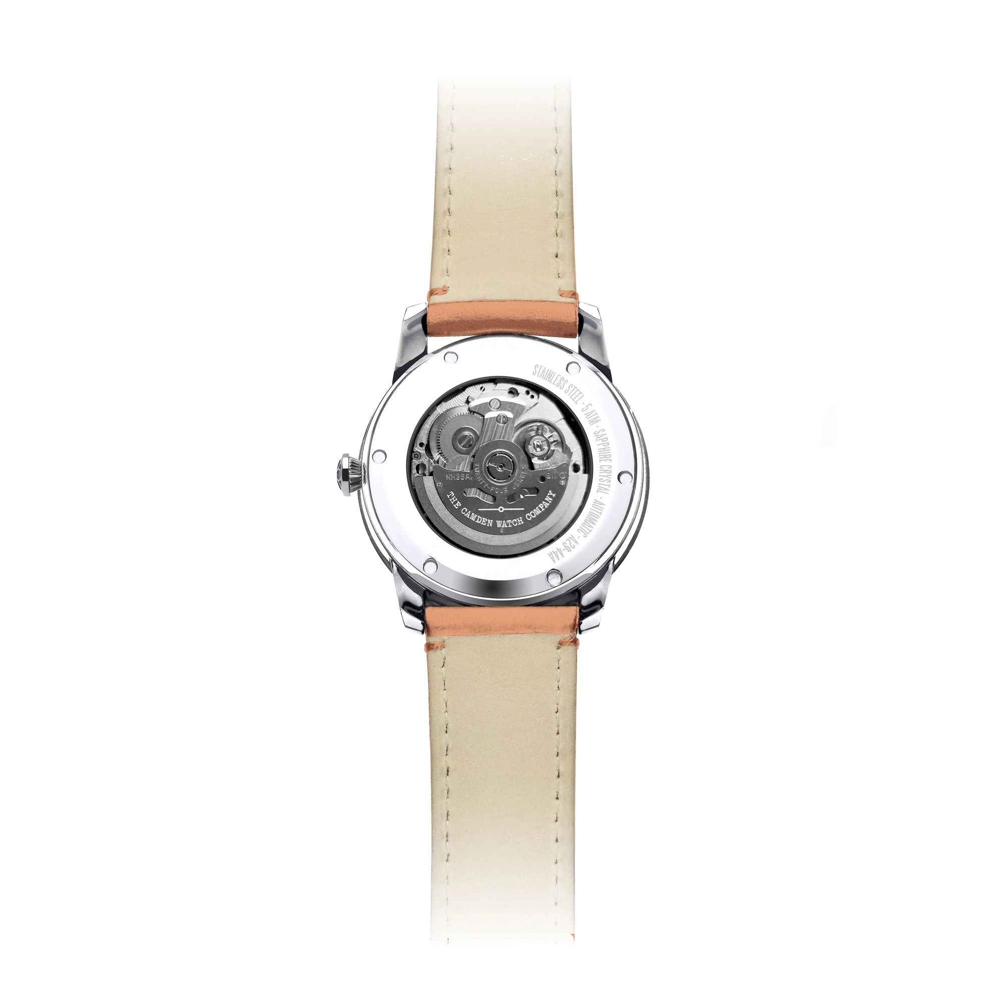 No.29 Automatic Steel, Navy and Tan