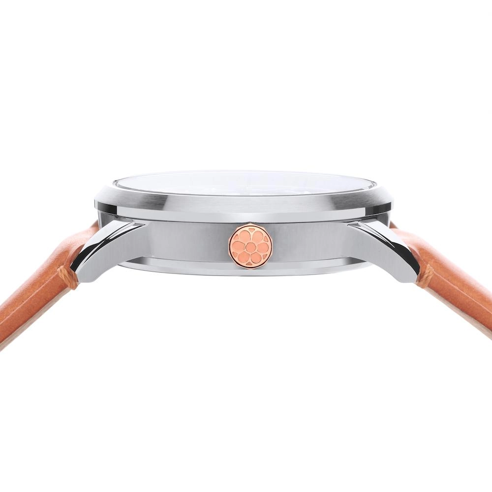 No.29 Automatic Steel, Rose Gold and Tan