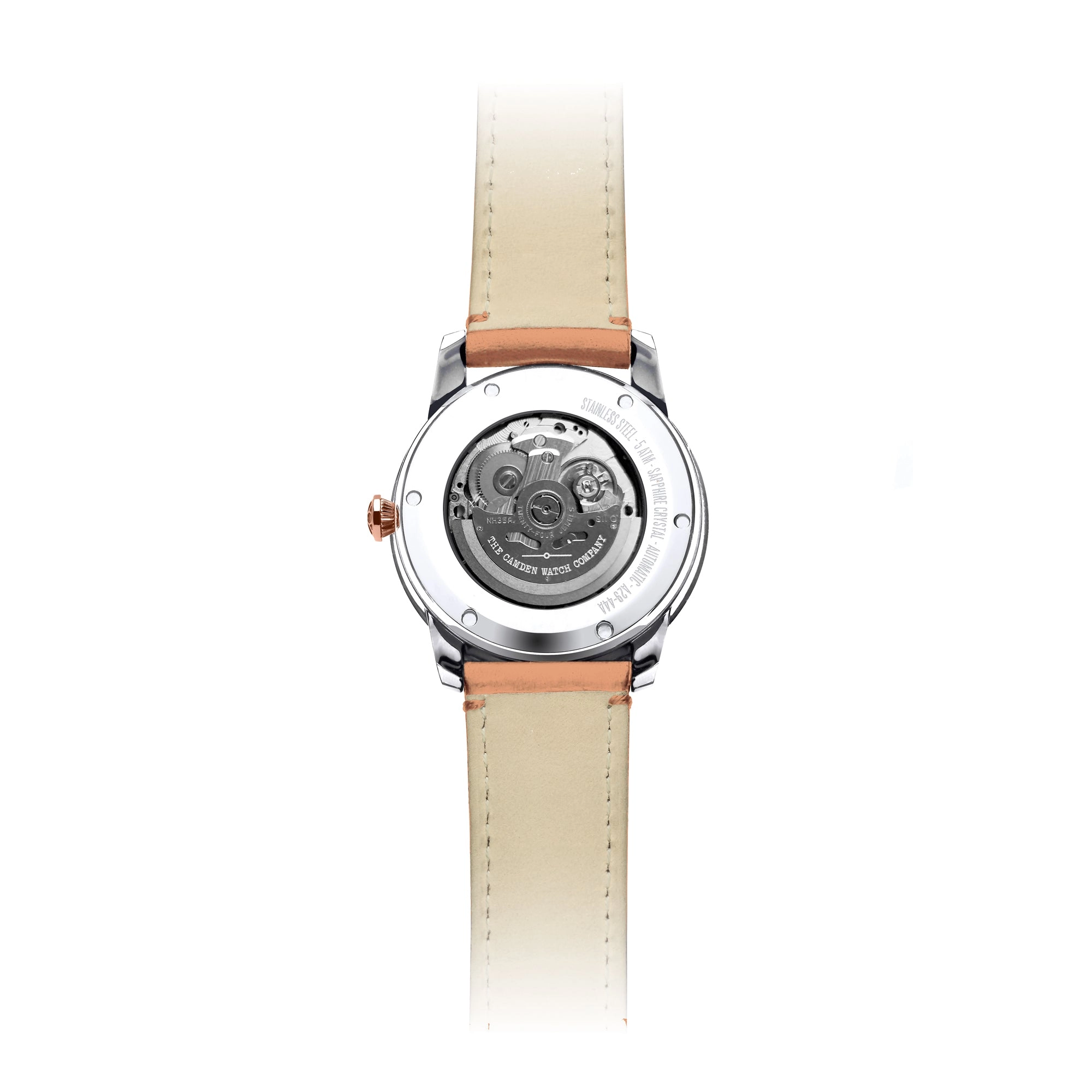 No.29 Automatic Steel, Rose Gold and Tan