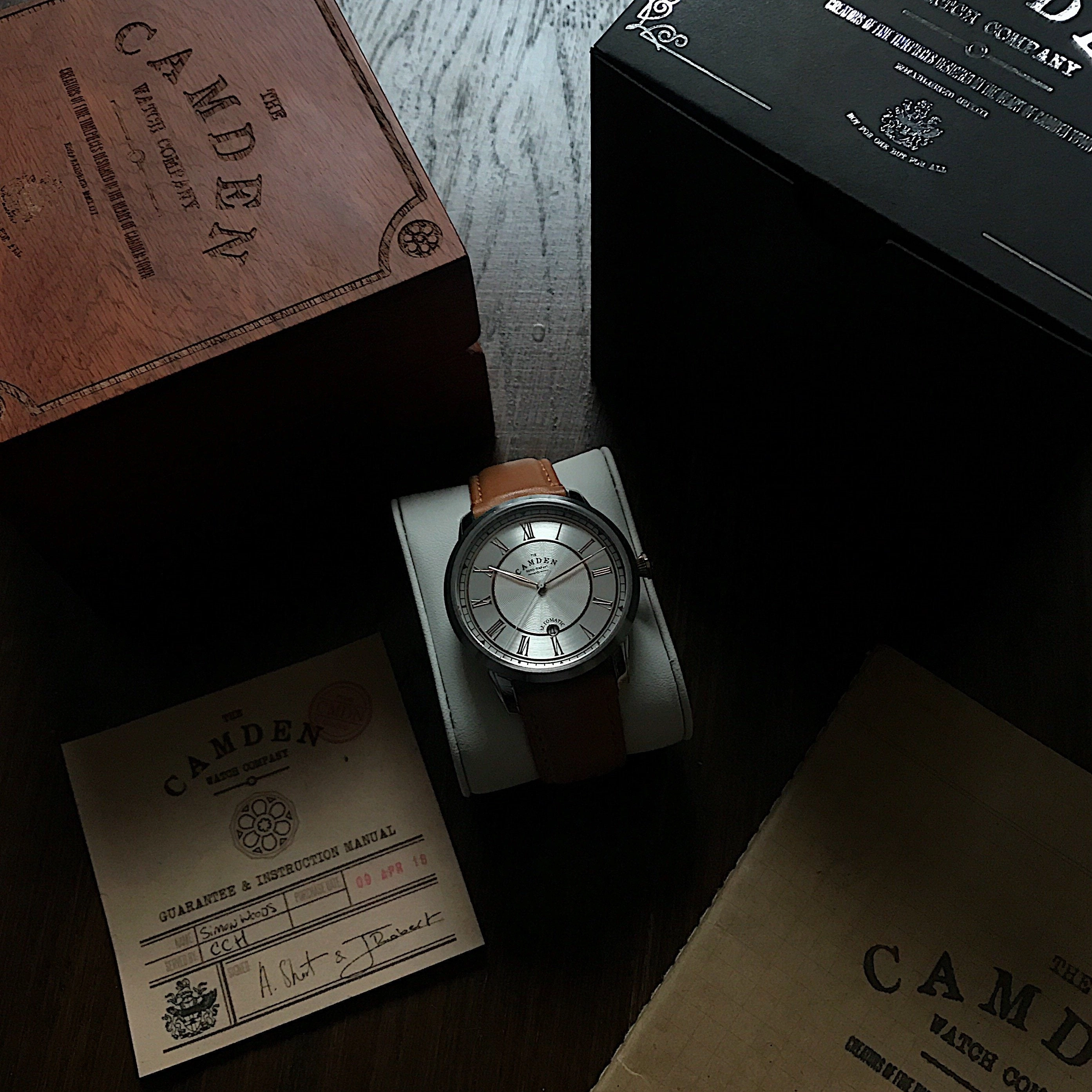 No.29 Automatic Steel, Rose Gold and Tan