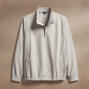 Performance Half Zip Shell - Concrete