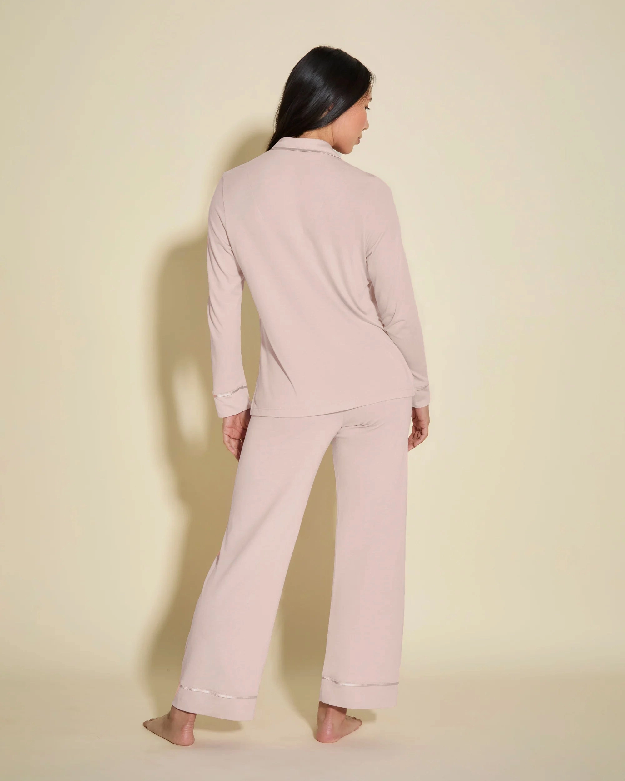 Petite Long Sleeve Top & Pant Pajama Set