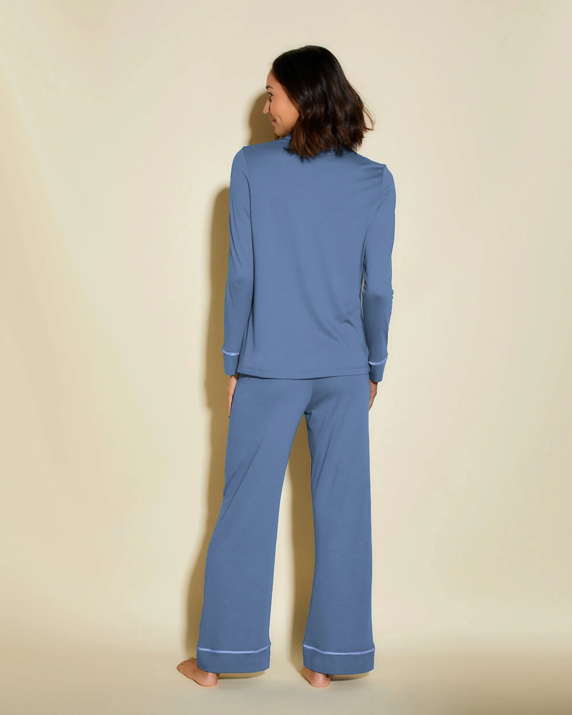 Petite Long Sleeve Top & Pant Pajama Set