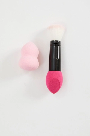 Pink 2 Pack Make Up Sponge Set