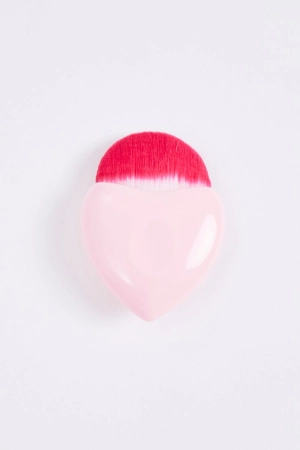 Pink Love Heart Beauty Brush