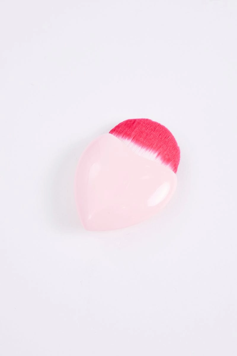 Pink Love Heart Beauty Brush