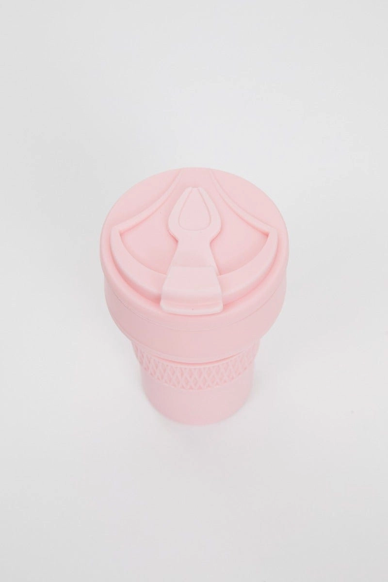 Pink Nyla Rose Collapsable Re-Useable Cup