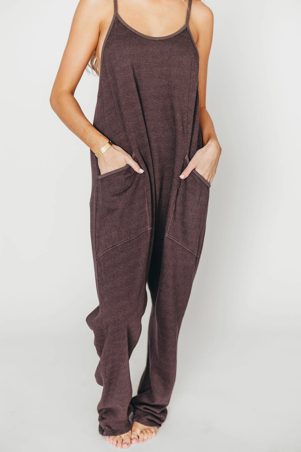 Raelynn Jumpsuit in Washed Black