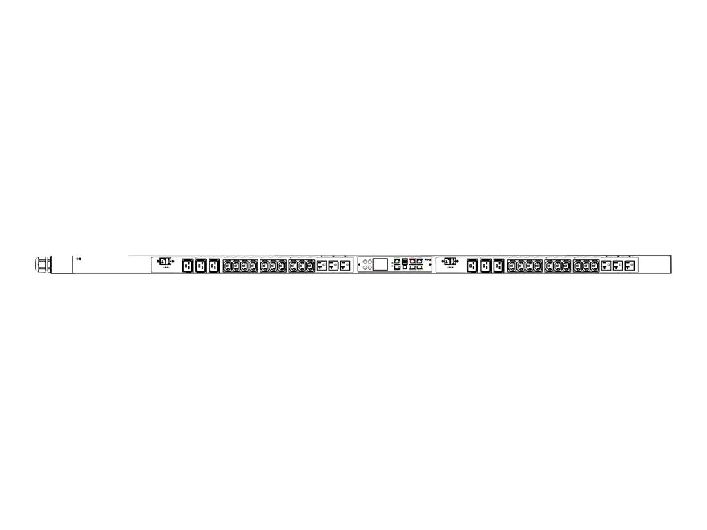 Raritan PX3-1039V - Power distribution unit (rack-mountable) - AC 208 V - 5000 VA - RS-232, USB, Ethernet 10/100/1000 - input: