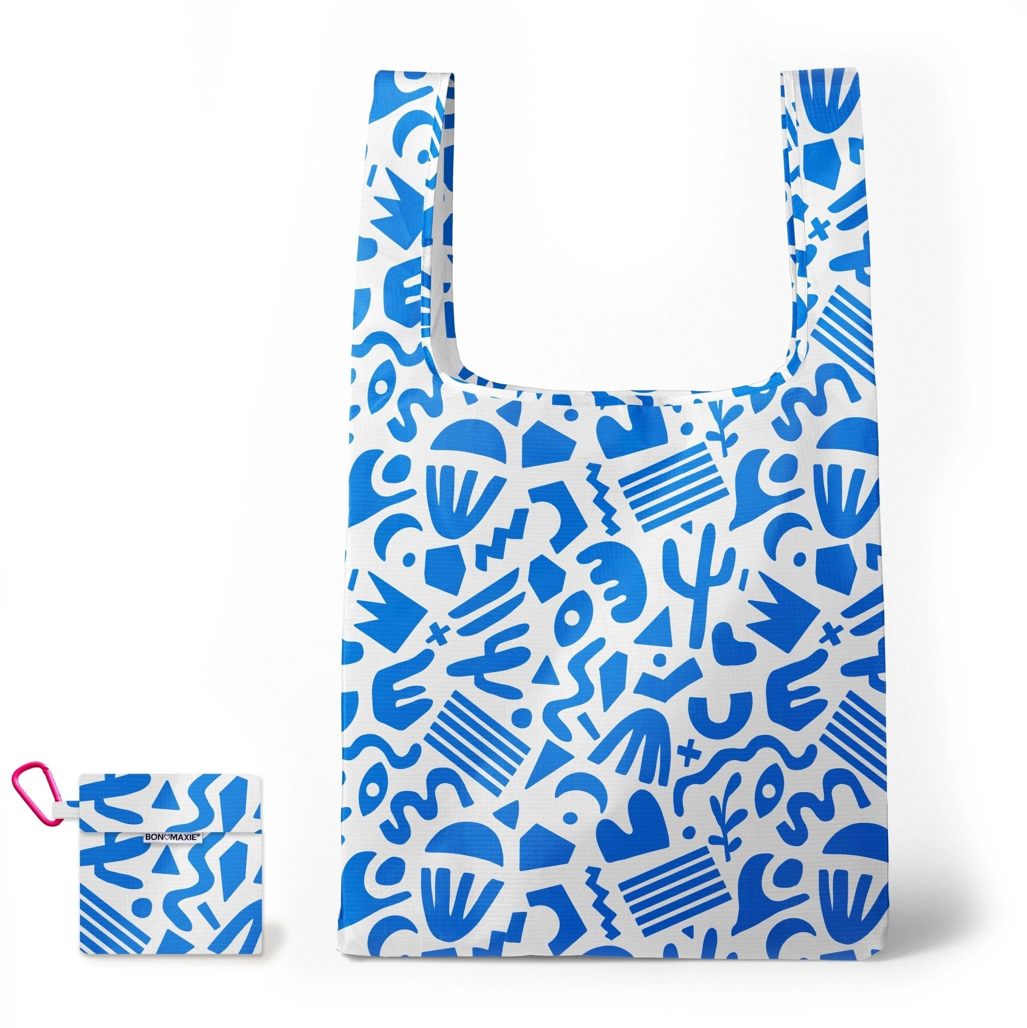Reusable Shopping Bag - 2 Sizes -- Blue Goddess