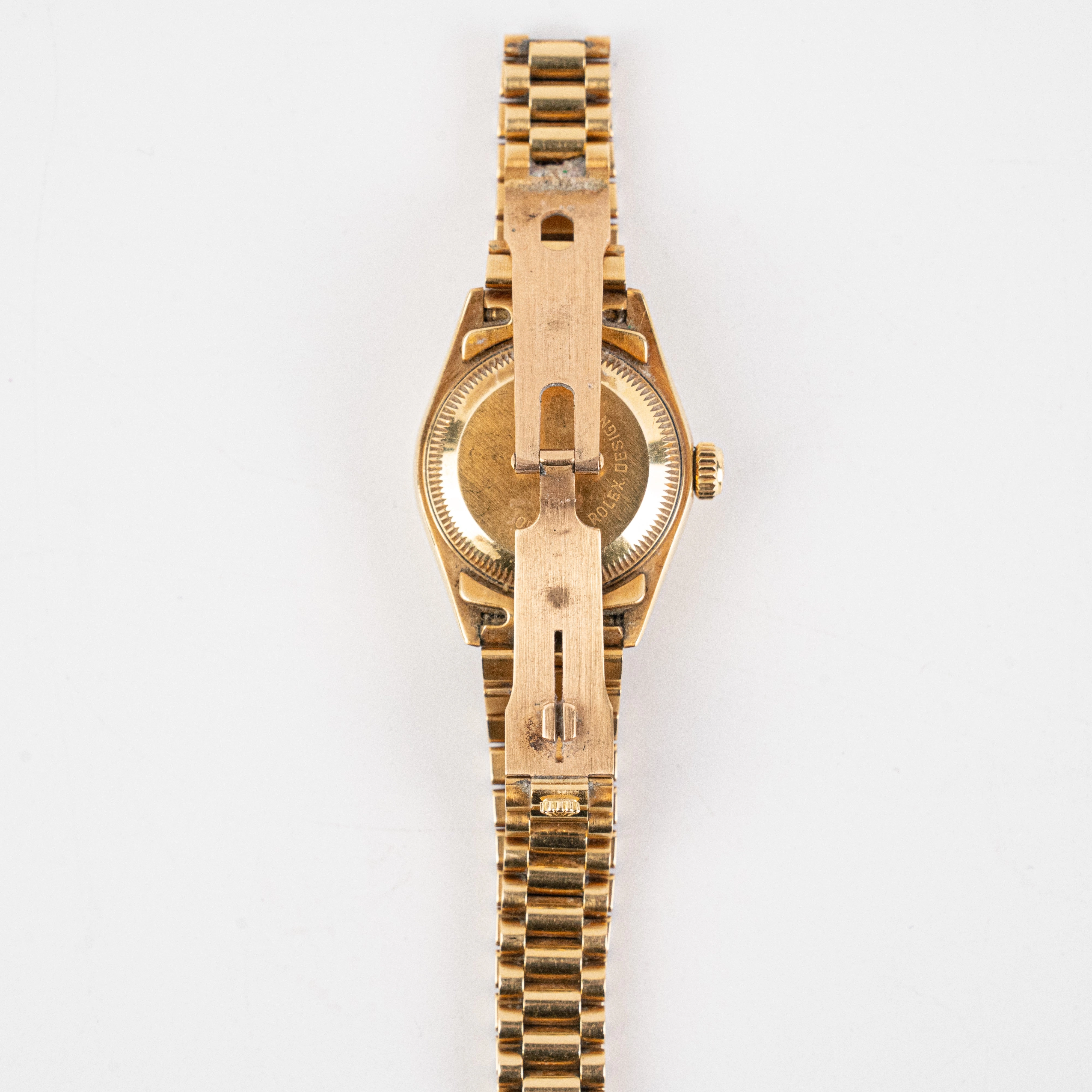 Rolex 26mm Gold with Diamond Watch