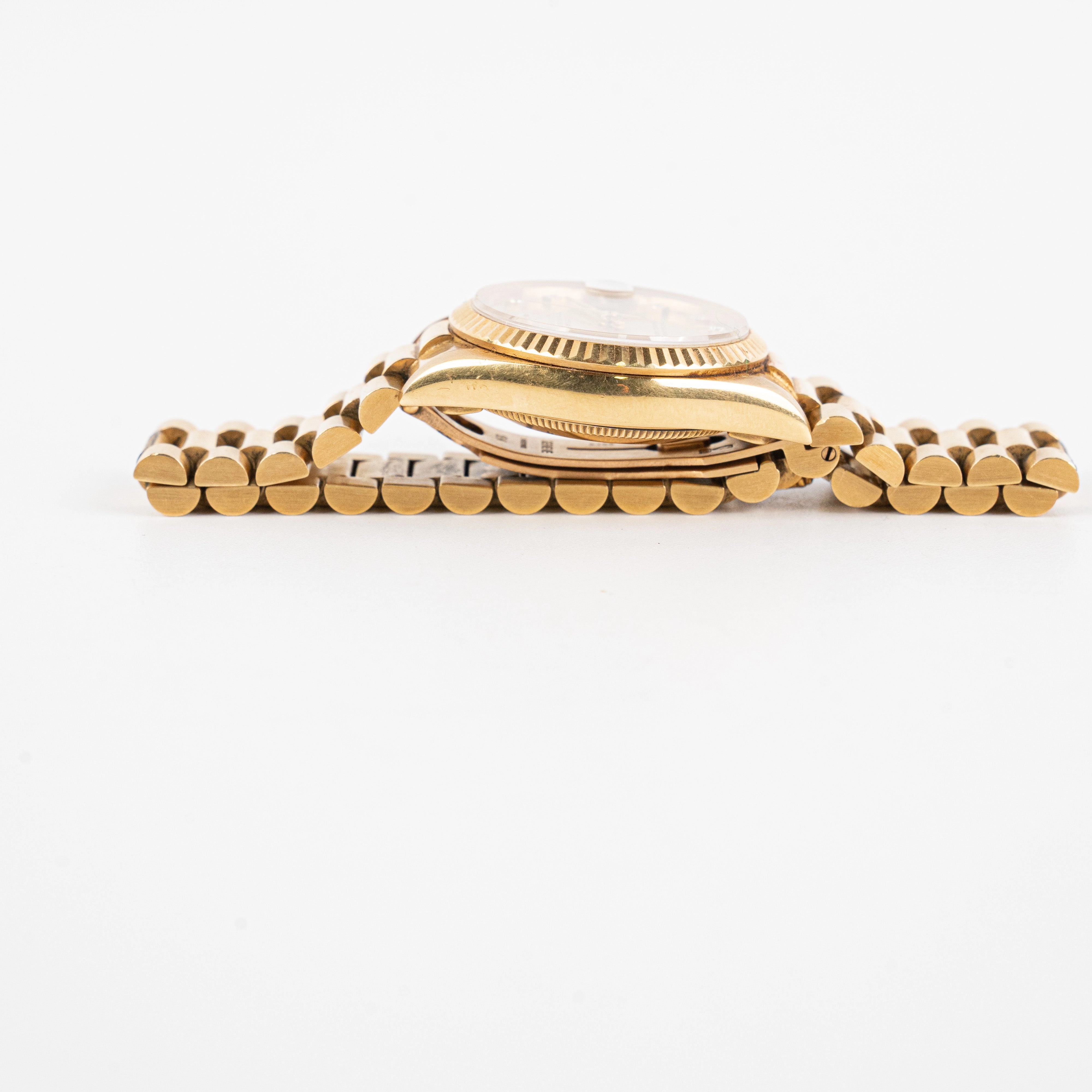 Rolex 31mm Gold with Diamonds Watch