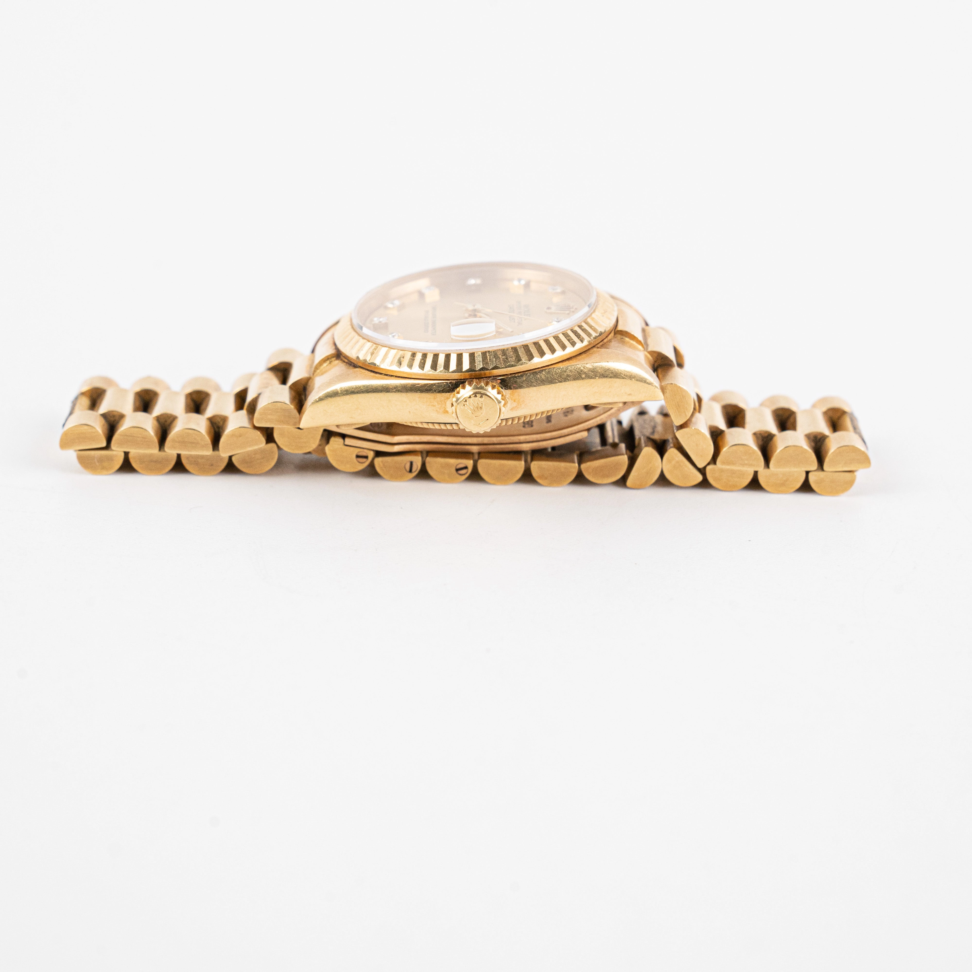 Rolex 31mm Gold with Diamonds Watch