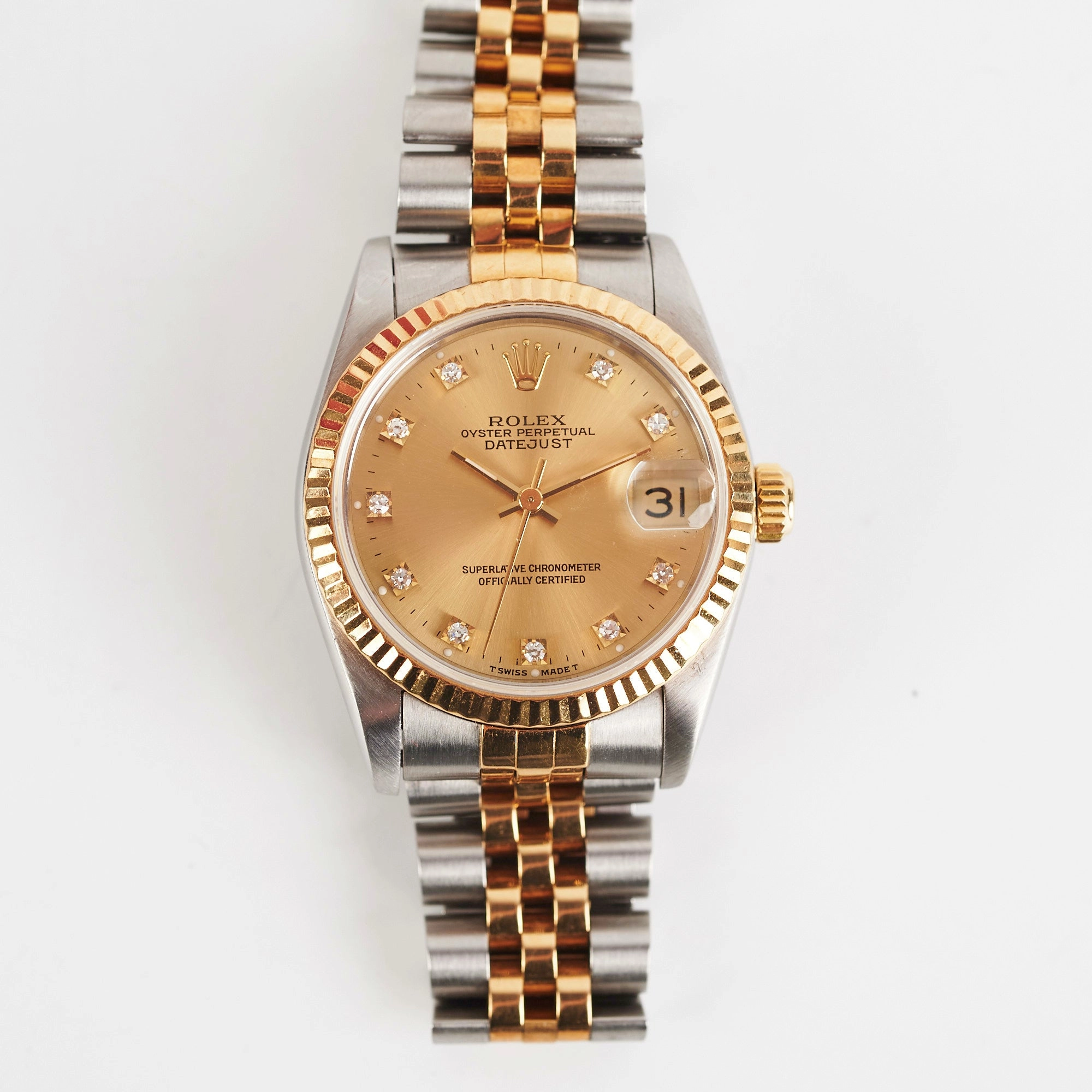 Rolex Datejust 31 Two Toned with Diamonds