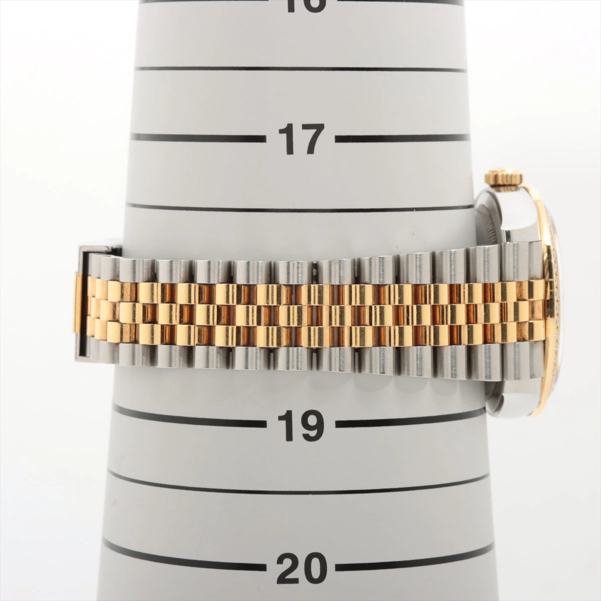Rolex DateJust 36 MM Two Tones Gold Dial Diamonds Jubilee