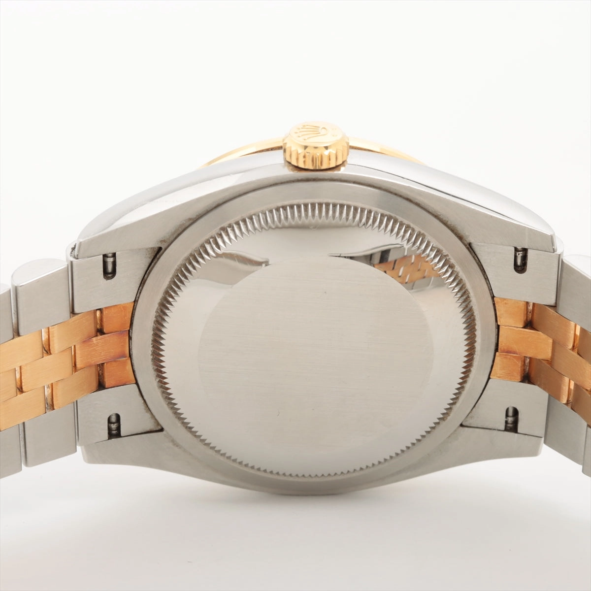 Rolex DateJust 36 MM Two Tones Gold Dial Diamonds Jubilee