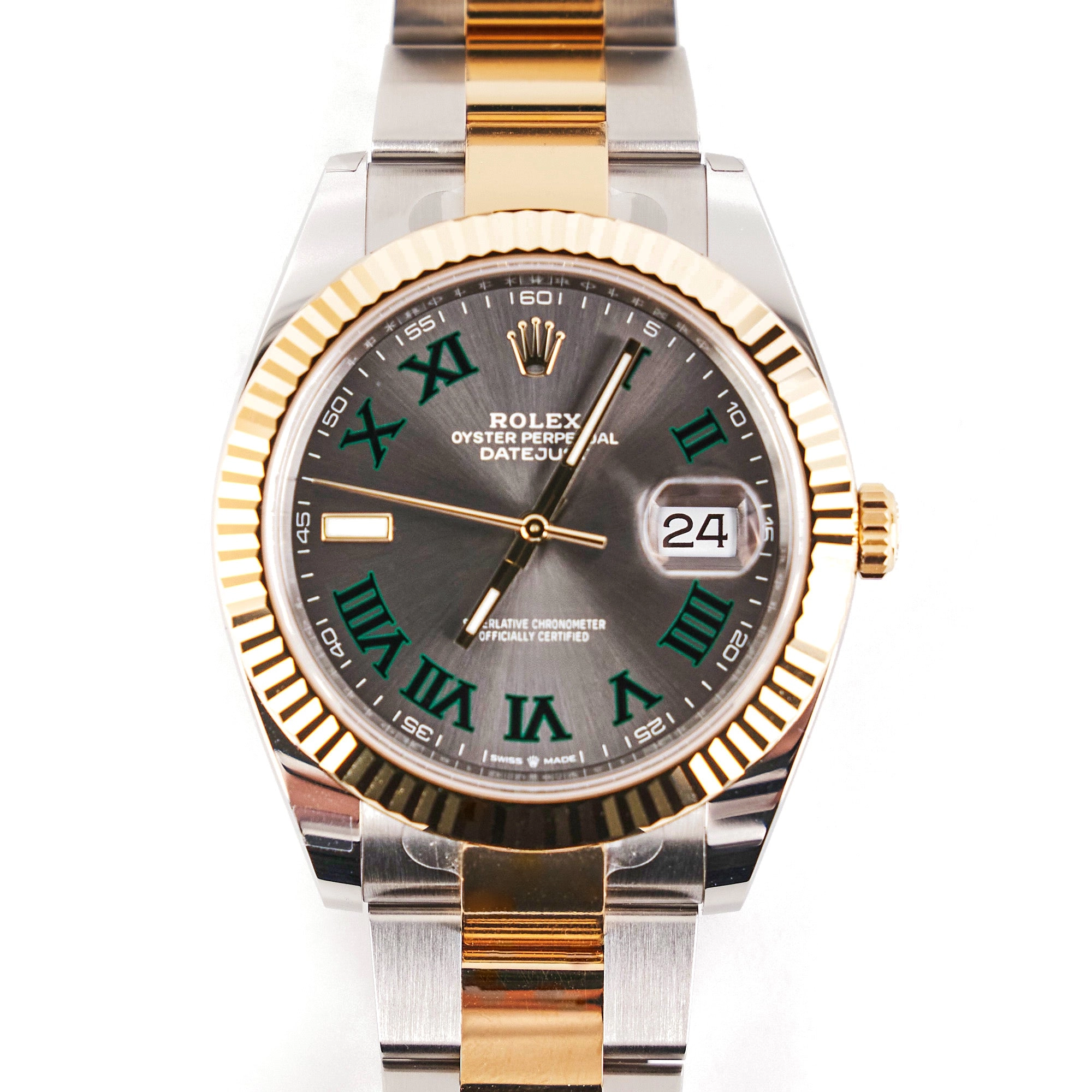 Rolex Datejust 41MM Two Tones Gold Grey Dial