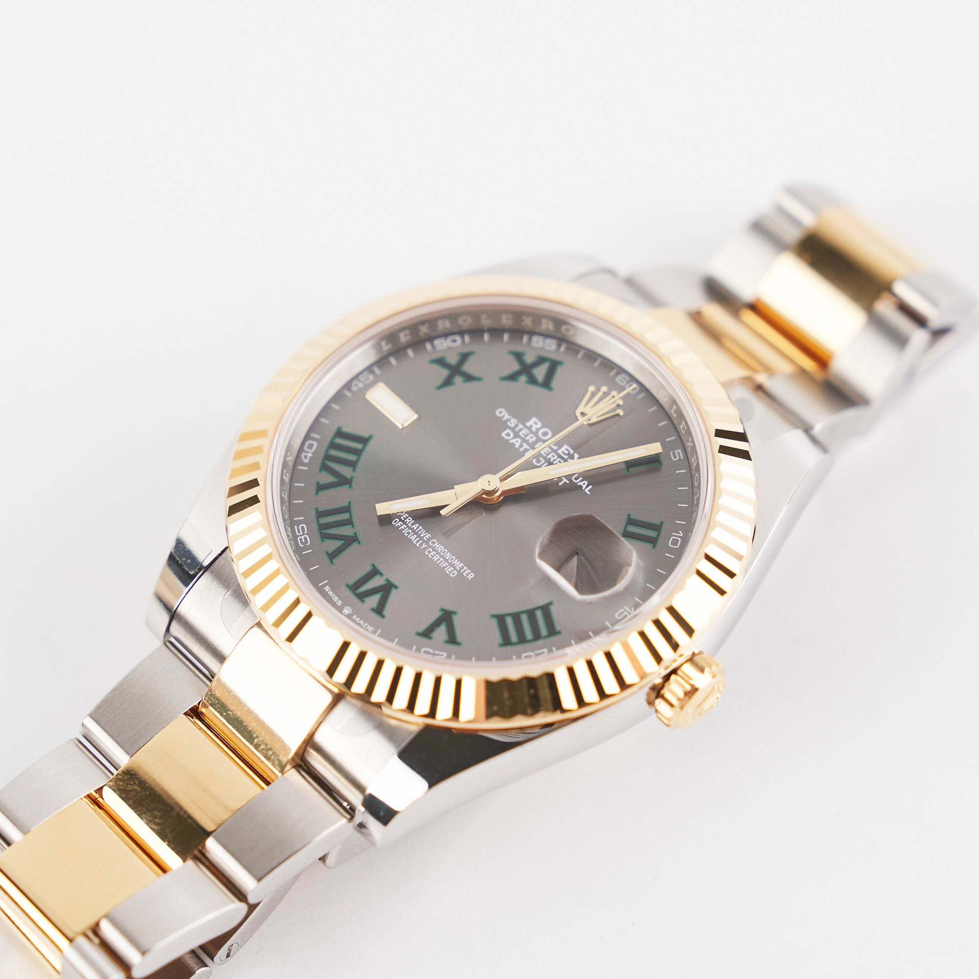 Rolex Datejust 41MM Two Tones Gold Grey Dial