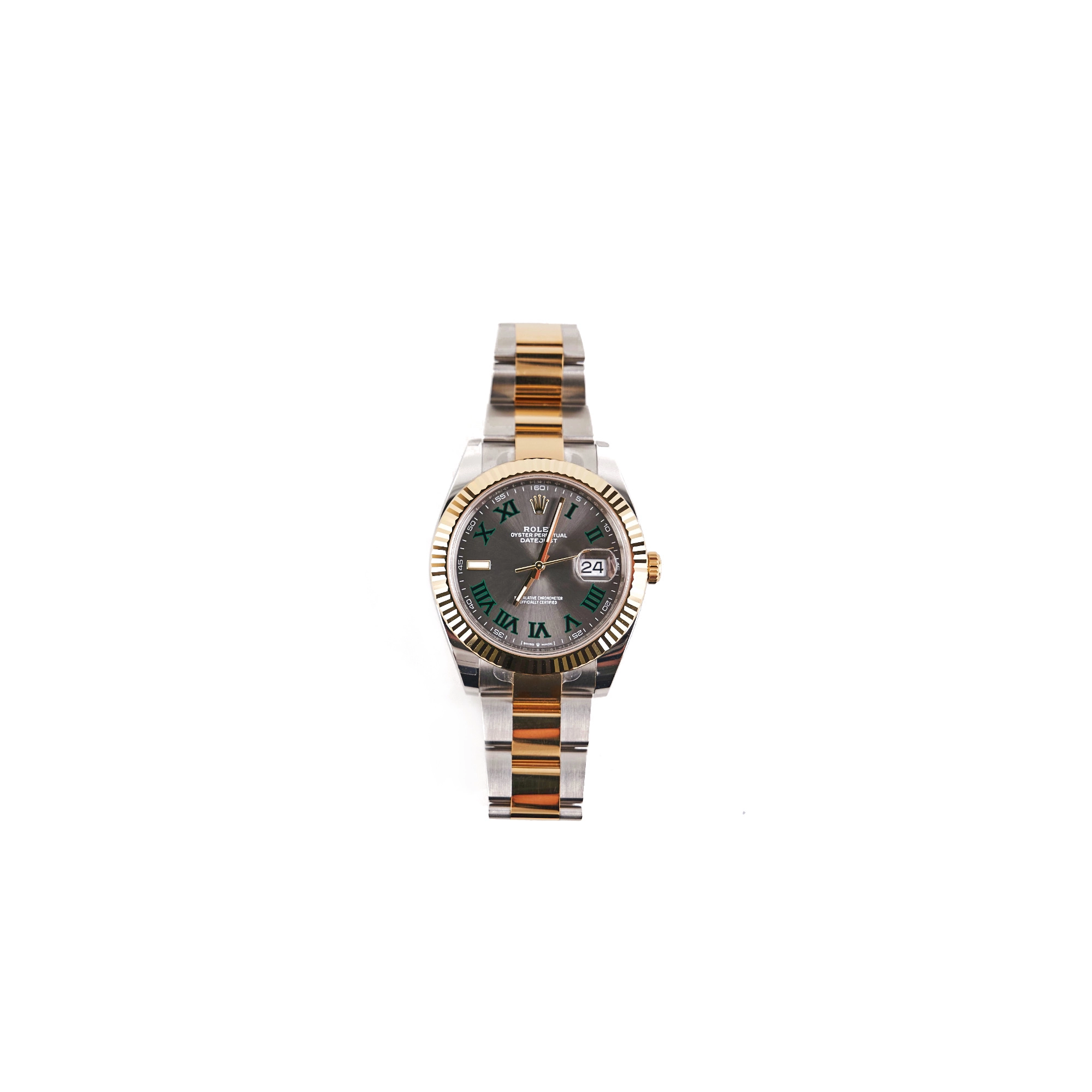 Rolex Datejust 41MM Two Tones Gold Grey Dial