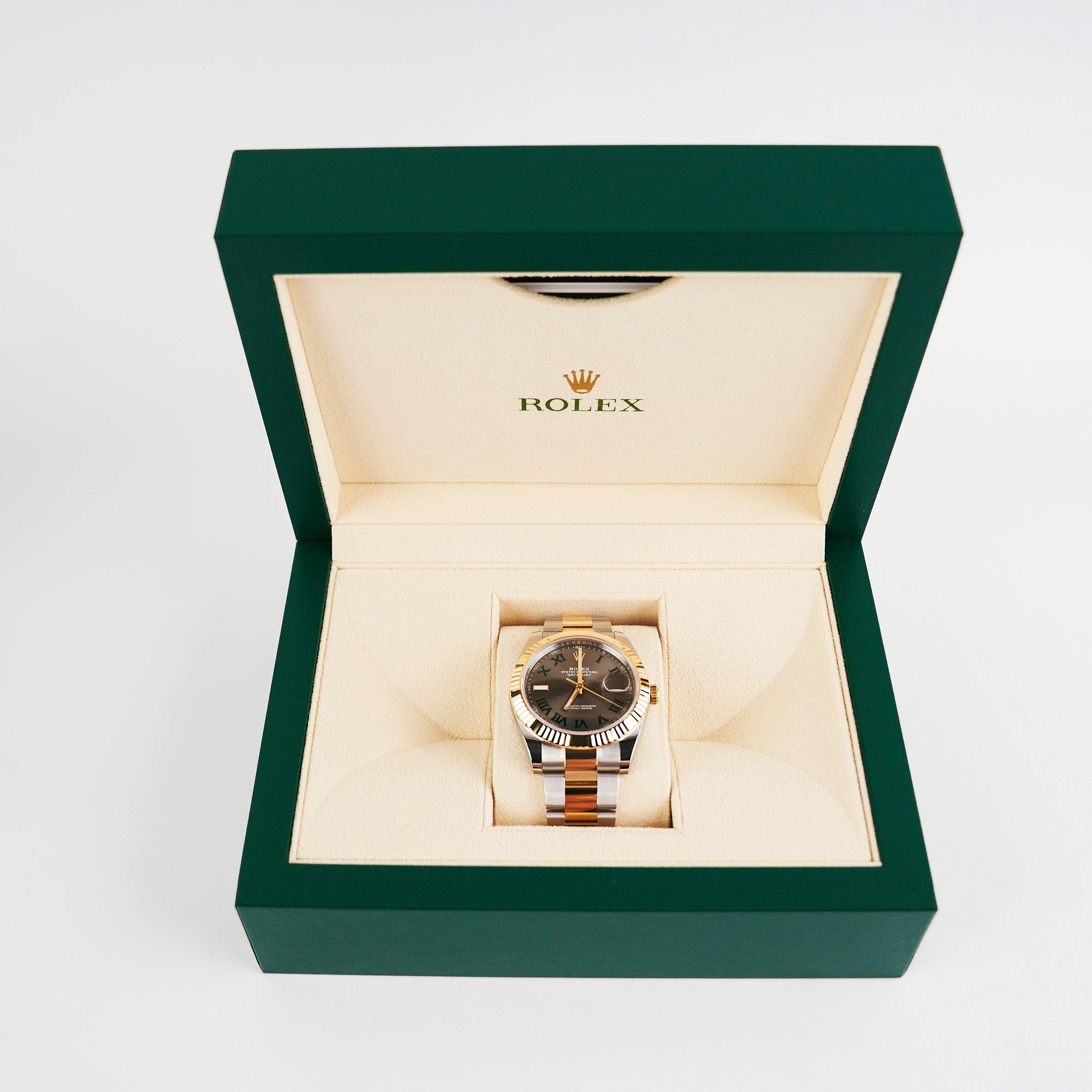 Rolex Datejust 41MM Two Tones Gold Grey Dial