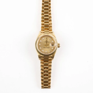 Rolex Datejust Gold 26mm Solid Yellow Gold Diamonds Watch