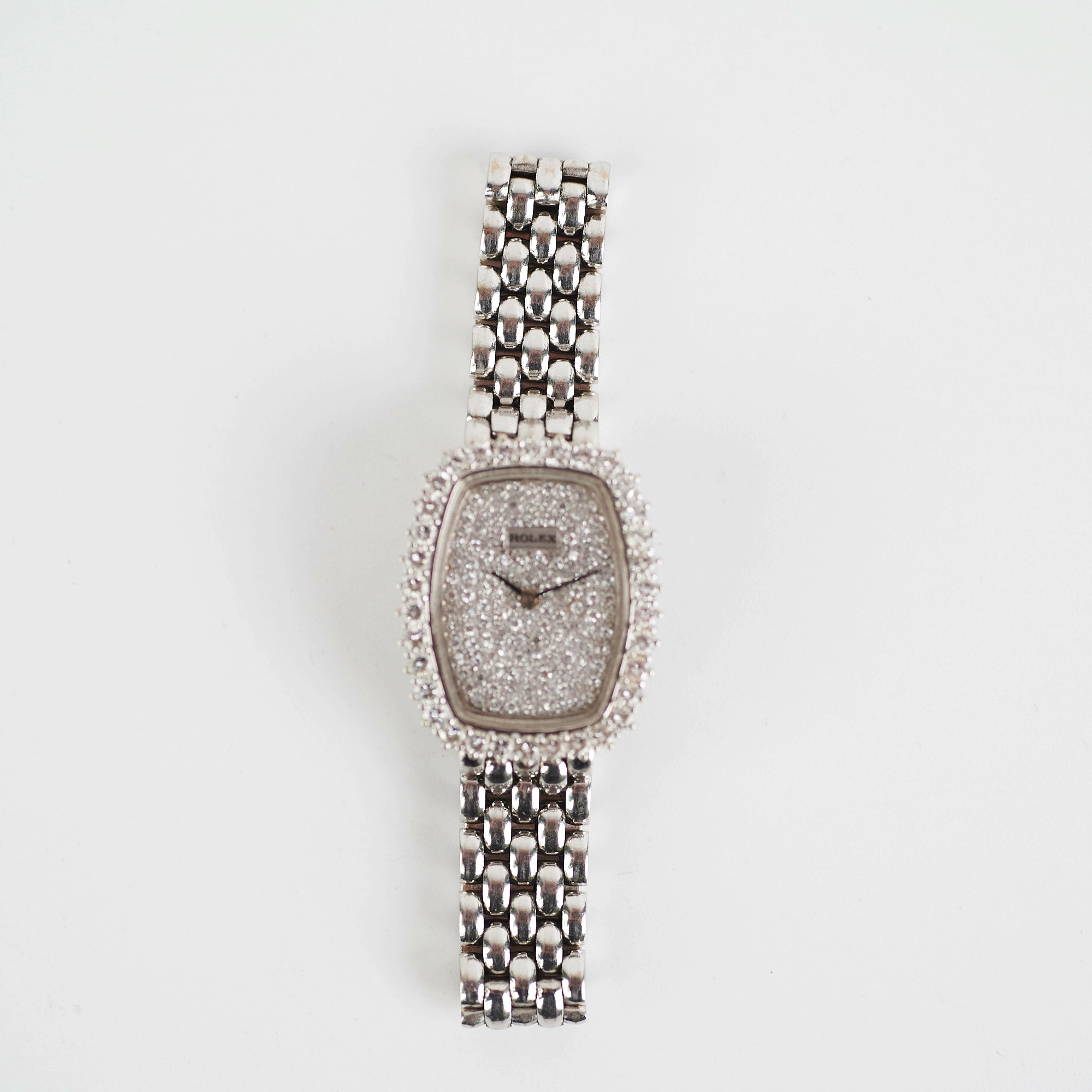 Rolex Diamond Watch (Aftermarket Diamond)
