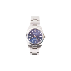 Rolex Oyster Pepetual 34mm Watch Blue