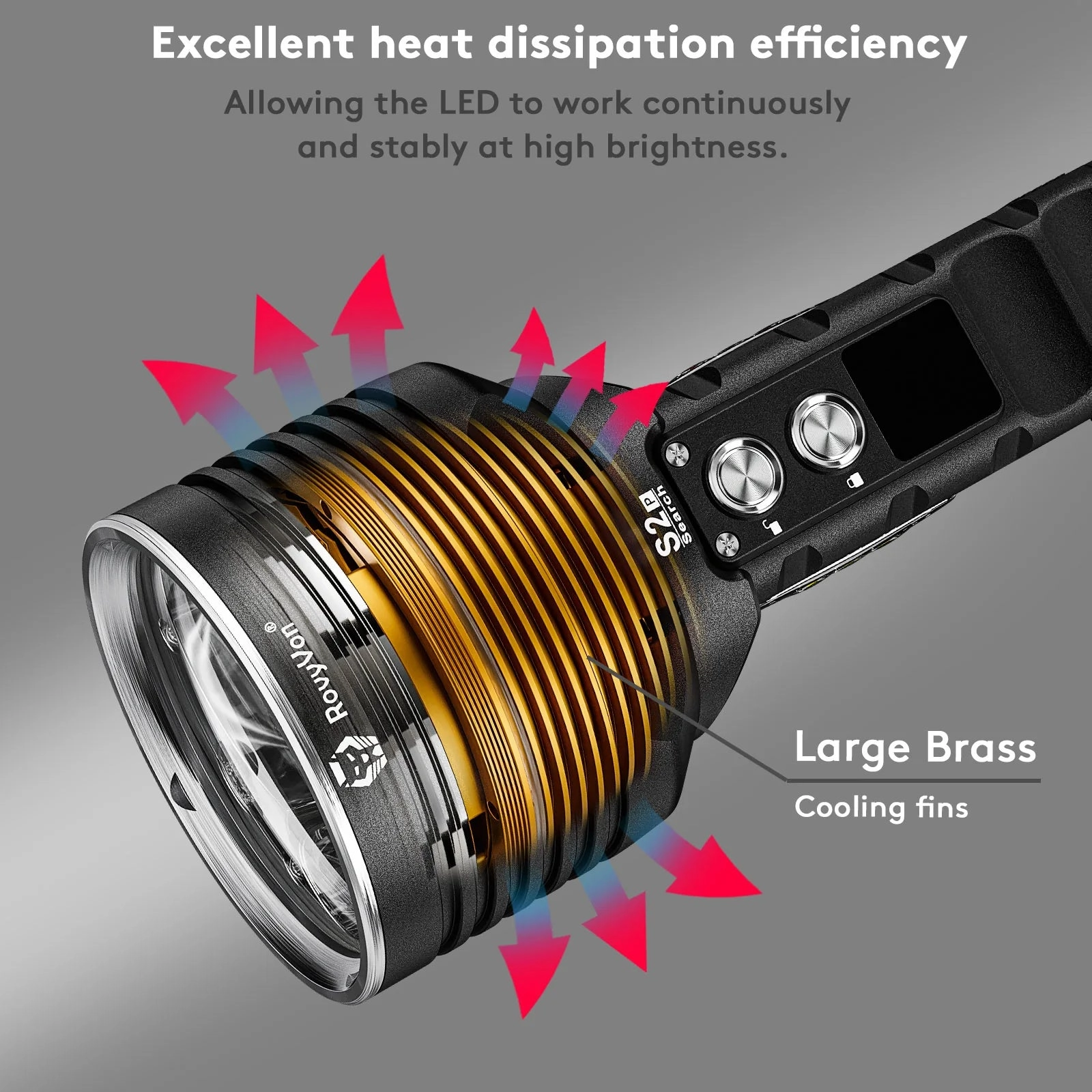 S2 10000 lumens Search Flashlight