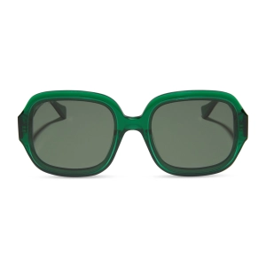 SERAPHINA - PALM GREEN CRYSTAL   G15 SUNGLASSES