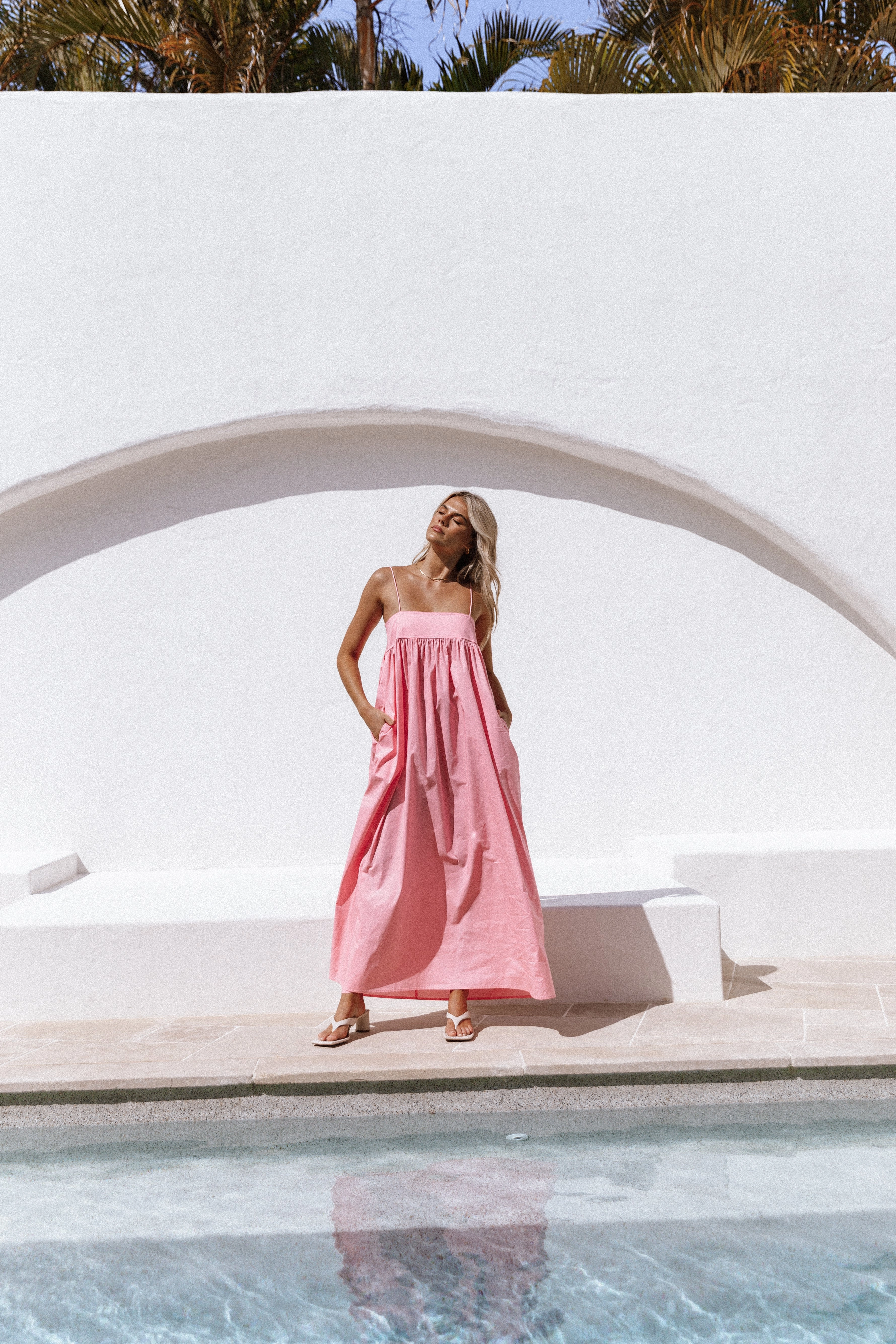 Serina Maxi Dress - Pink