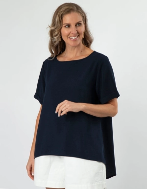 Stella   Gemma Evette Blouse Navy