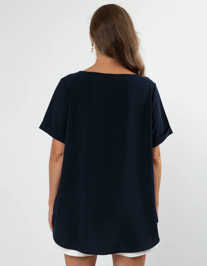 Stella   Gemma Evette Blouse Navy