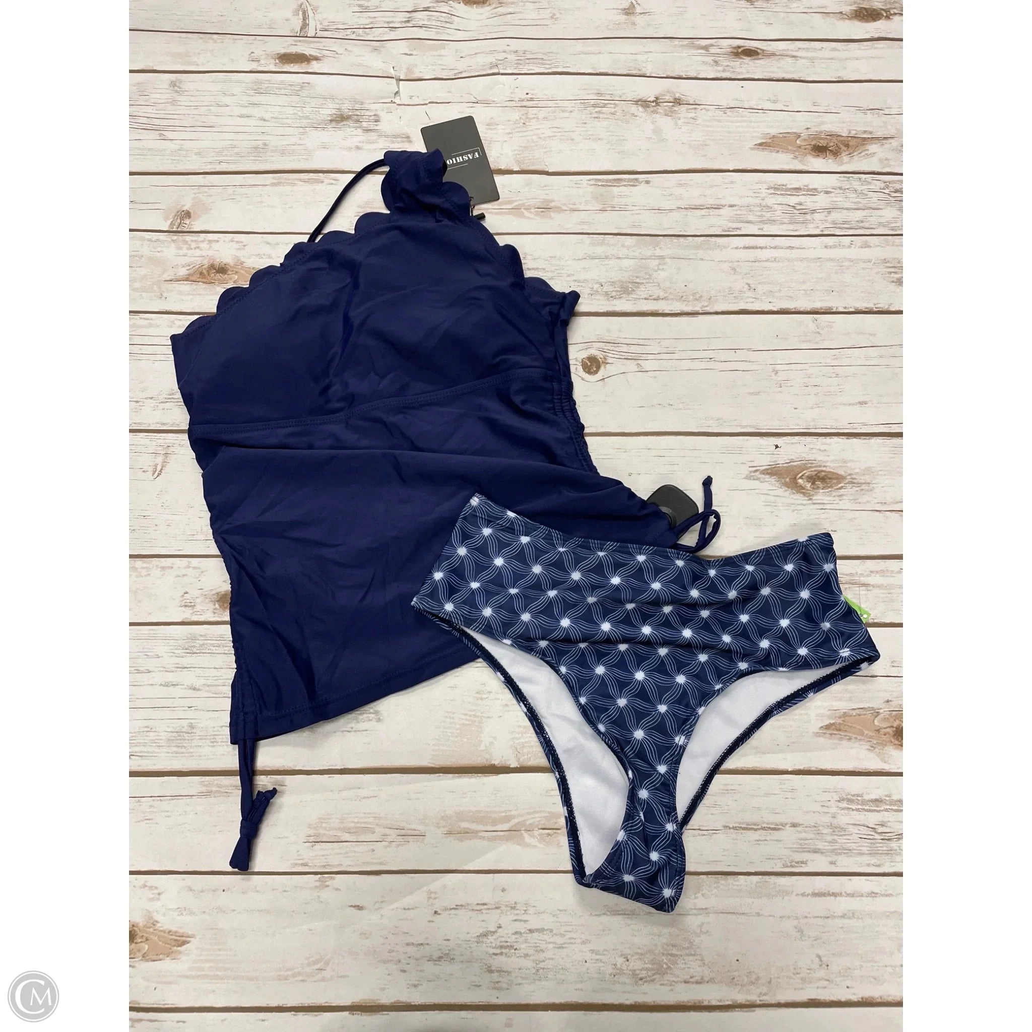 Swimsuit 2pc By Cme In Navy, Size: S