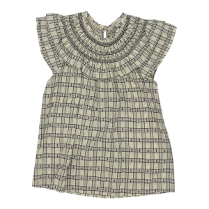 Top Ss By Loft In Black & Cream, Size:Xs