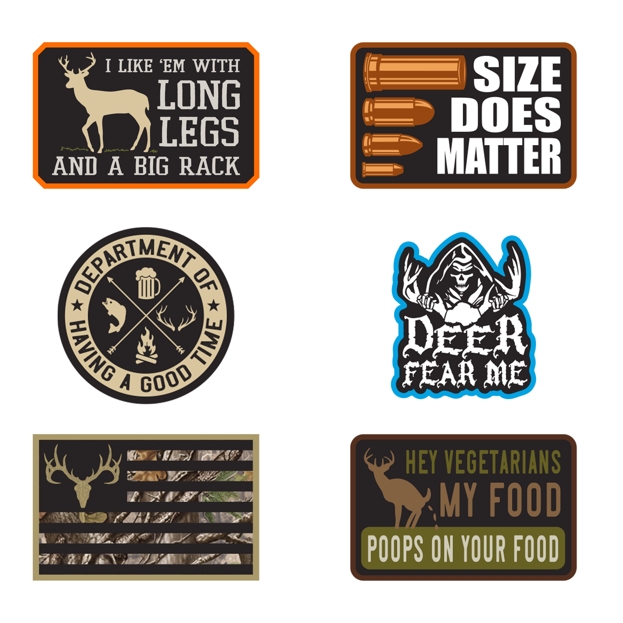 Trucker Hat Hunting Life Ball Cap - 6 Pieces Per Retail Ready Display 23756
