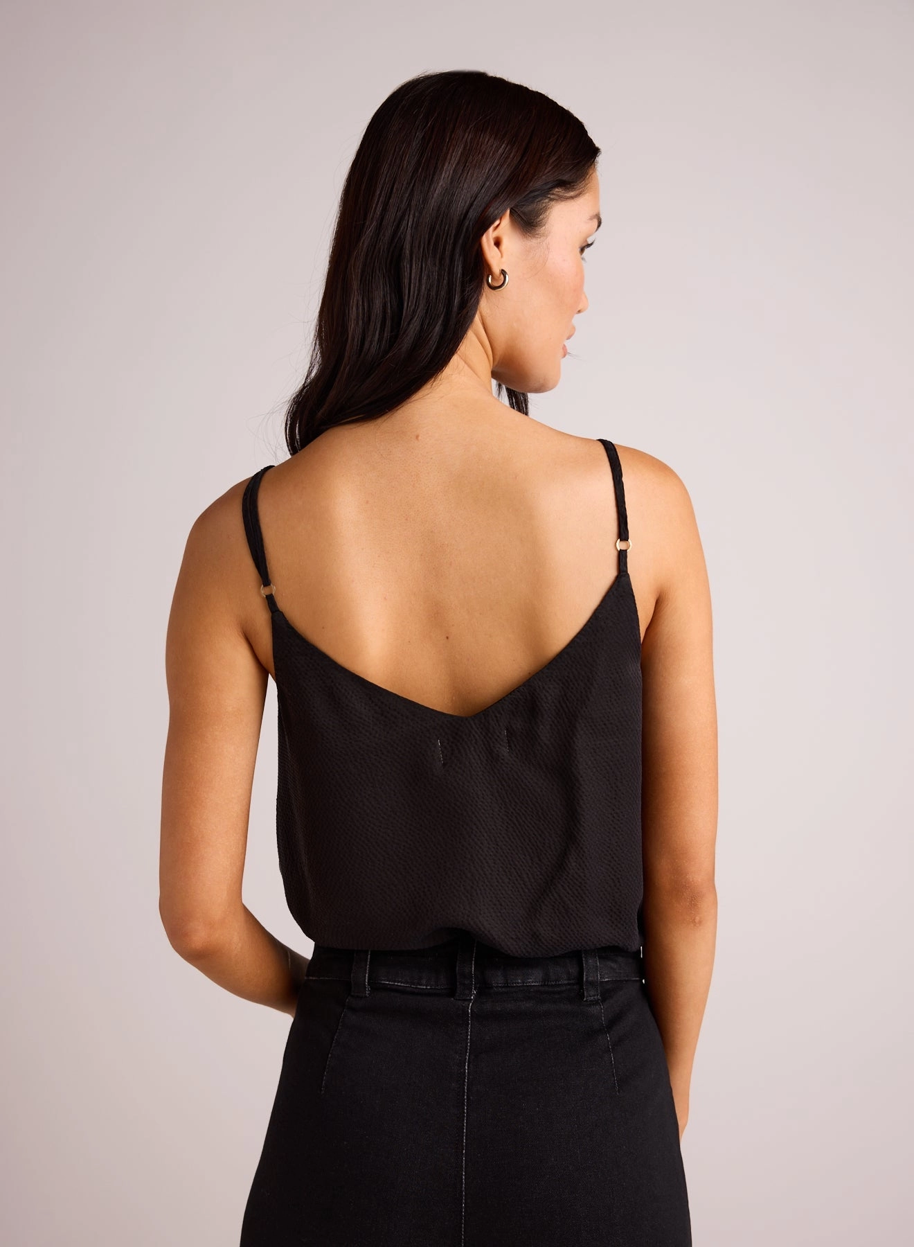 V-Neck Cami - Black