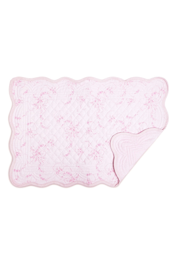 Vintage-Inspired Linen Place Mats - Set of 4