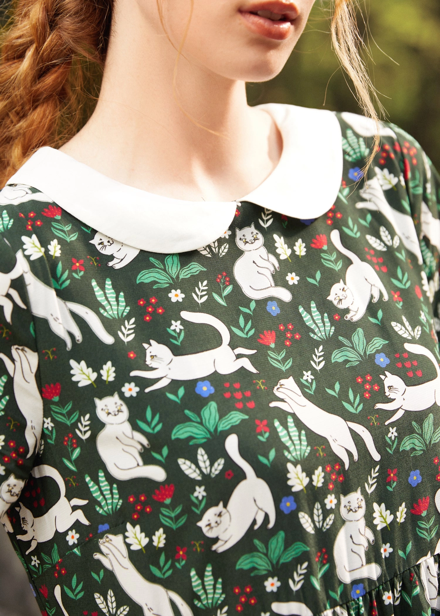 Whimsy & Wonder Collar Empire Dress
