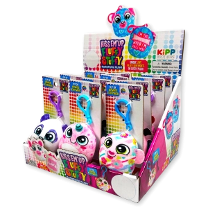 Wholesale Mini Kiss'Em Up Plush Clips 12 Pieces Per Display 23697